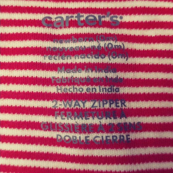 Carters 0-3 m footed sleep and play - Picture 2 of 2